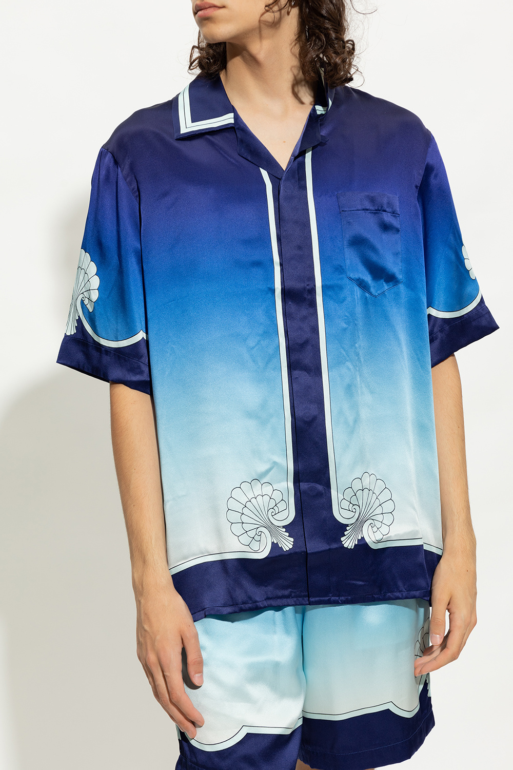 Blue Silk shirt Casablanca - Vitkac Canada